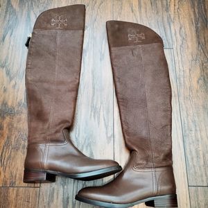 Tory Burch Simone Over the knee Boot Brown
